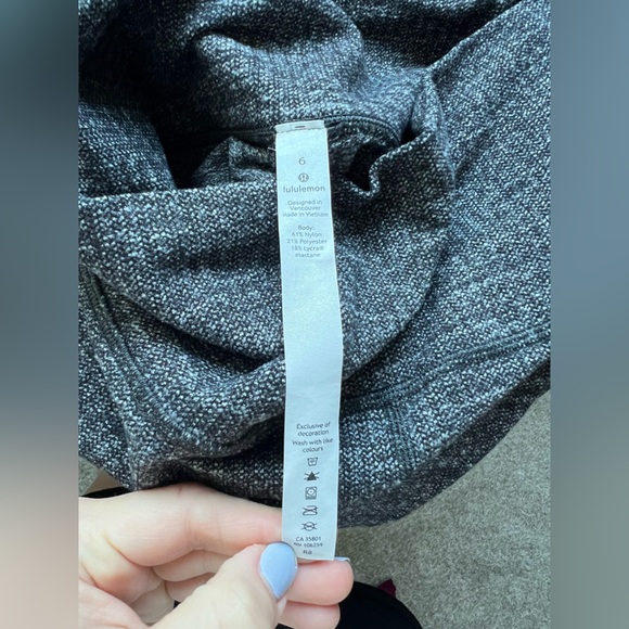 Lululemon Wunder Under High-Rise Tight 28" - Variegated Knit Heathered Black - 6 - Picture 5 of 6